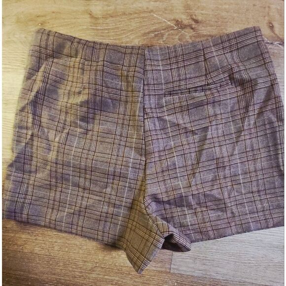 Altar'd State Brown Skort with Plaid Pattern - Picture 6 of 7